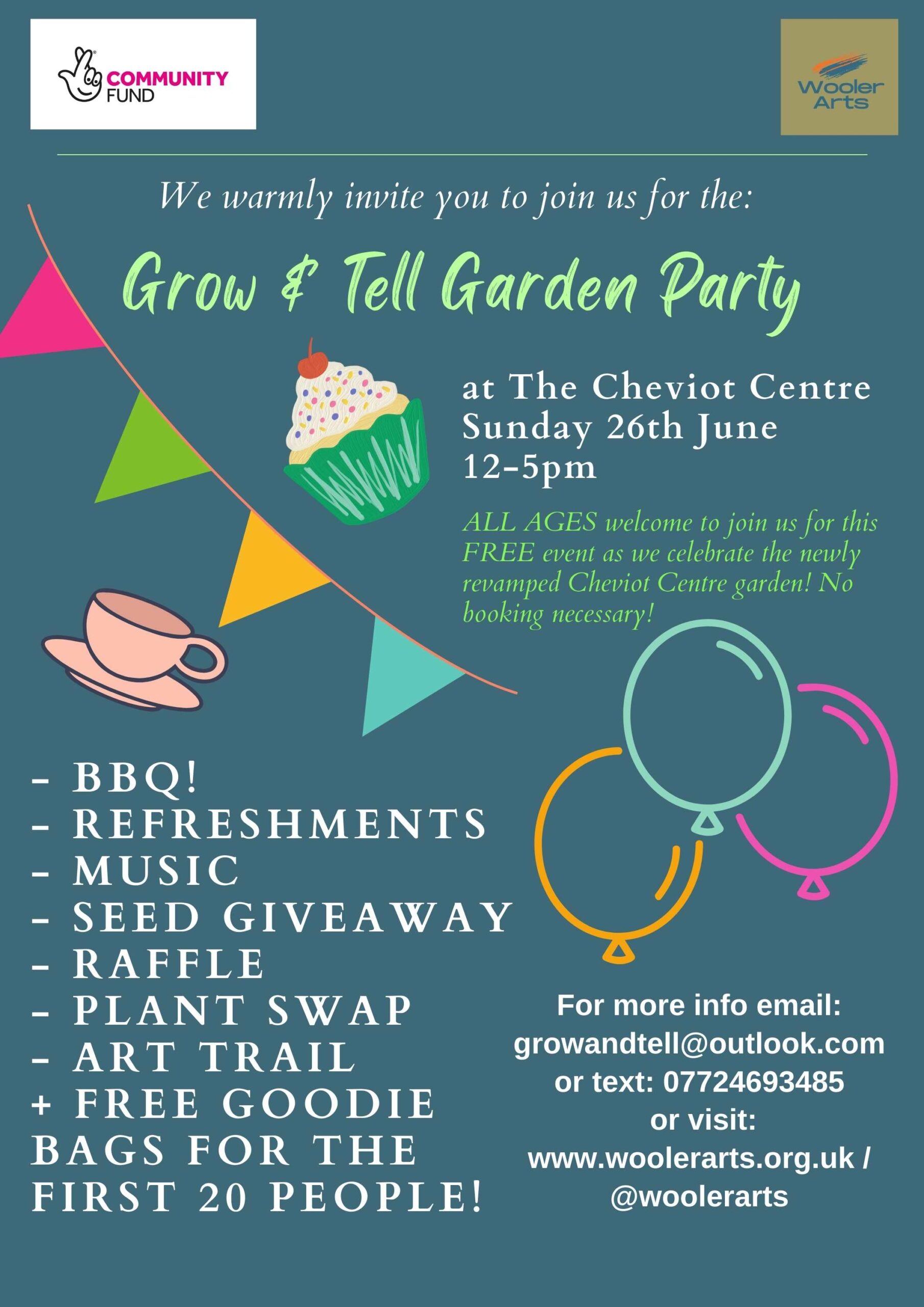 Grow & tell PARTY invite