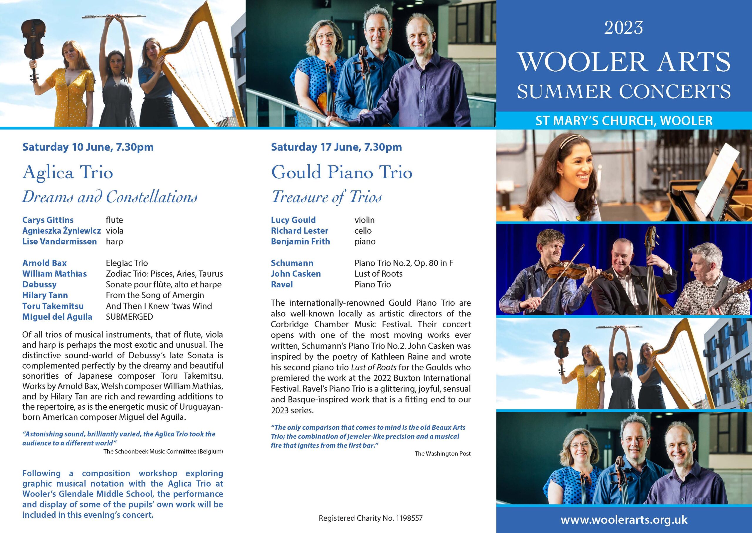 Wooler Arts Summer Concerts 2023
