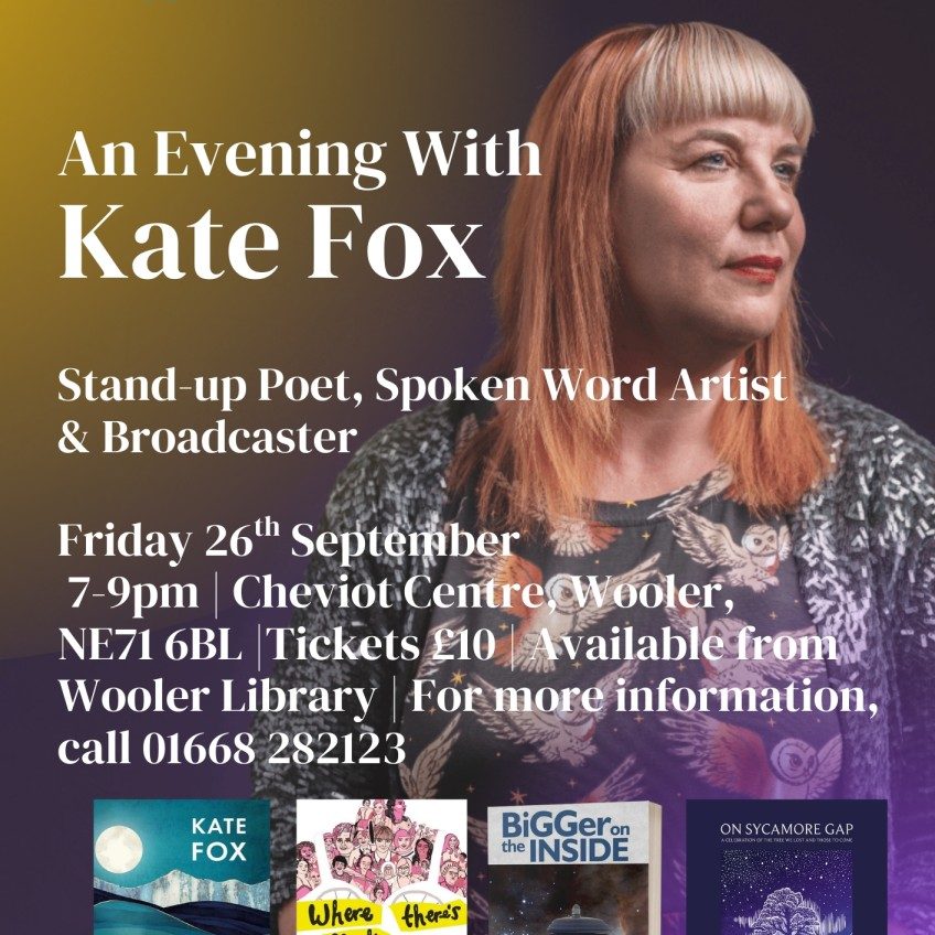 An Evening With Kate Fox Stand-up Poet Spoken Word Artist Broadcaster JPG
